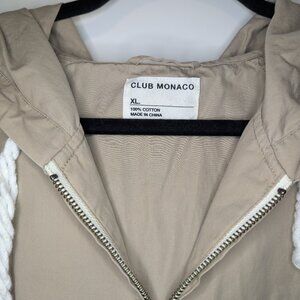 Club Monaco Cotton Zip Up Jacket / windbreaker XL